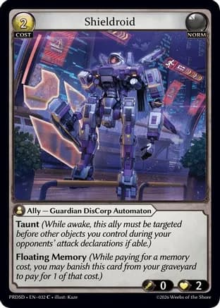 Shieldroid — .asphodel/paradise Starter Decks