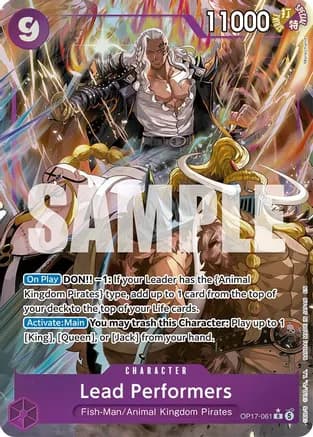 Lead Performers (Alternate Art) — The World's Strongest Warriors