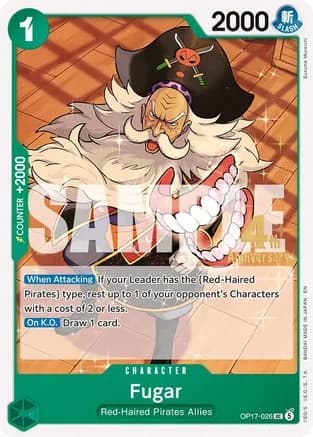 Fugar — The World's Strongest Warriors Release Event Cards