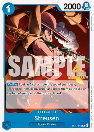 Streusen (050) — The World's Strongest Warriors Release Event Cards