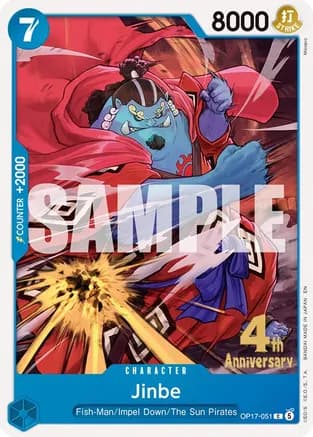 Jinbe (051) — The World's Strongest Warriors Release Event Cards