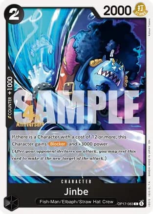 Jinbe (083) — The World's Strongest Warriors Release Event Cards