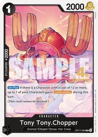 Tony Tony.Chopper — The World's Strongest Warriors Release Event Cards