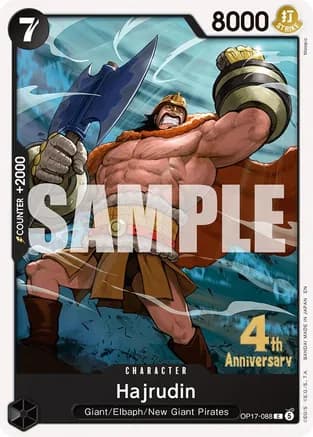 Hajrudin — The World's Strongest Warriors Release Event Cards