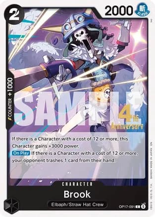 Brook — The World's Strongest Warriors Release Event Cards