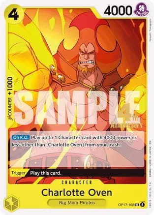 Charlotte Oven — The World's Strongest Warriors Release Event Cards
