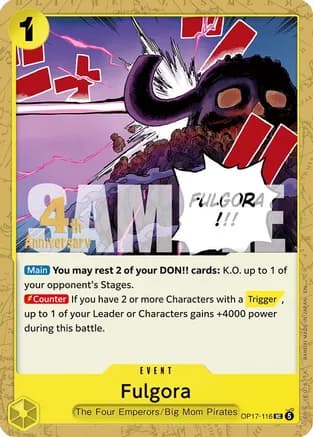 Fulgora — The World's Strongest Warriors Release Event Cards