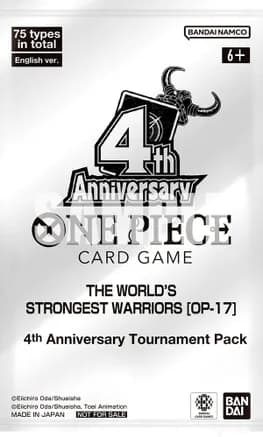 The World's Strongest Warriors - 4th Anniversary Tournament Pack — The World's Strongest Warriors Release Event Cards