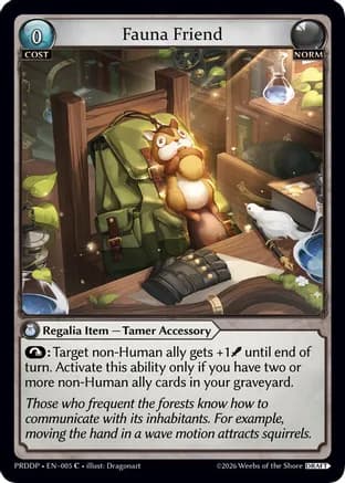 Fauna Friend — .asphodel/paradise Draft Pack
