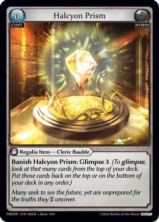 Halcyon Prism — .asphodel/paradise Draft Pack