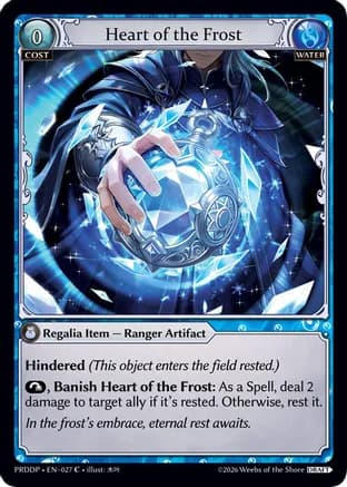 Heart of the Frost — .asphodel/paradise Draft Pack
