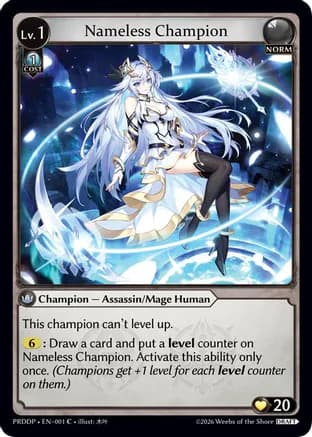 Nameless Champion (Assassin/Mage) — .asphodel/paradise Draft Pack