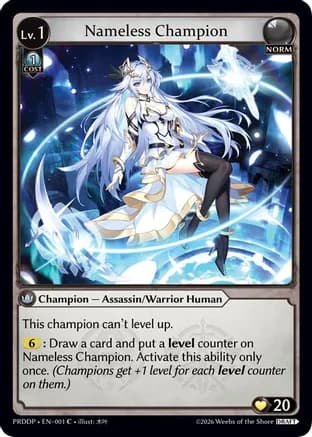 Nameless Champion (Assassin/Warrior) — .asphodel/paradise Draft Pack