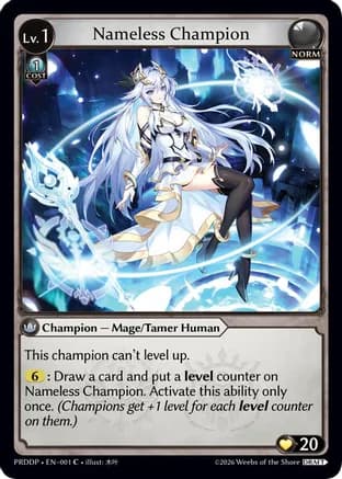 Nameless Champion (Mage/Tamer) — .asphodel/paradise Draft Pack