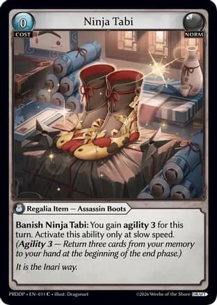 Ninja Tabi — .asphodel/paradise Draft Pack