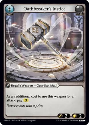 Oathbreaker's Justice — .asphodel/paradise Draft Pack