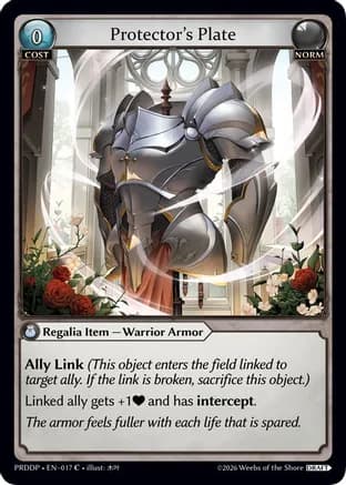 Protector's Plate — .asphodel/paradise Draft Pack
