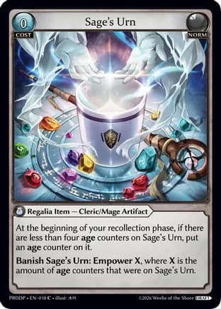Sage's Urn — .asphodel/paradise Draft Pack