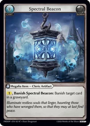 Spectral Beacon — .asphodel/paradise Draft Pack