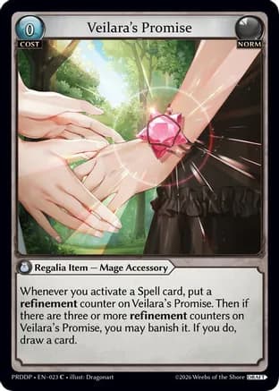 Veilara's Promise — .asphodel/paradise Draft Pack