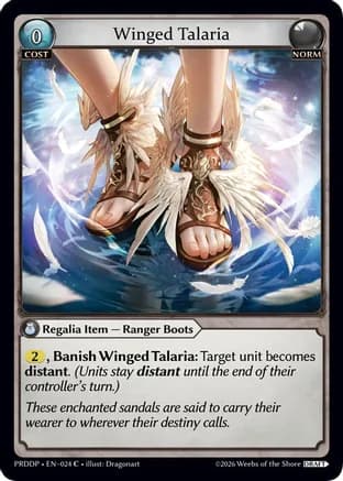 Winged Talaria — .asphodel/paradise Draft Pack