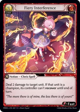 Fiery Interference — .asphodel/paradise Grimoire