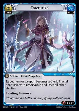 Fracturize — .asphodel/paradise Grimoire