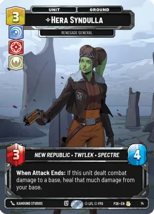 Hera Syndulla -  Renegade General — Sector and Regional Promos: Season 2