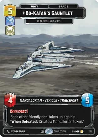 Bo-Katan's Gauntlet - Reinforce from Above — Sector and Regional Promos: Season 2
