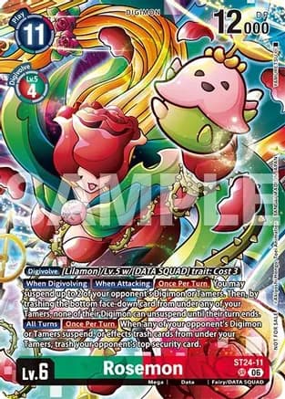 Rosemon (Timeless Bonds Release Event Participant) — Timeless Bonds Release Event Cards
