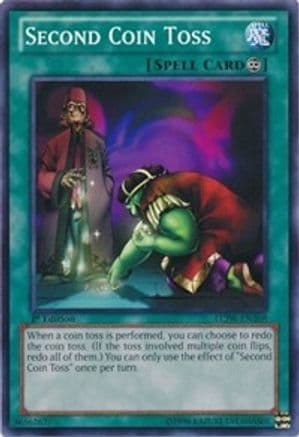 Second Coin Toss — Legendary Collection 4: Joey's World Yu-Gi-Oh! card by TOSHIKAZU KATSUYAMA