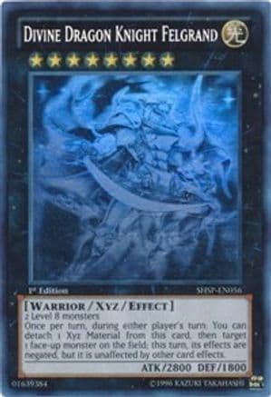 Divine Dragon Knight Felgrand (Ghost Rare) — Yu-Gi-Oh! card