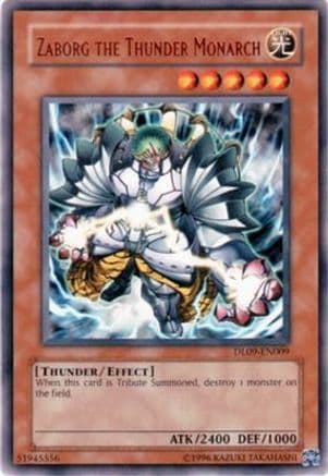 Zaborg the Thunder Monarch (Blue) — Duelist League Promo