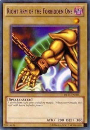 Right Arm of the Forbidden One (Purple) — Duelist League Promo