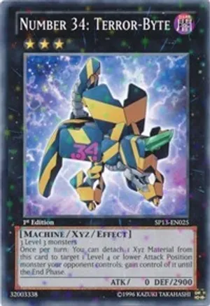 Number 34: Terror-Byte (Starfoil) — Star Pack 2013