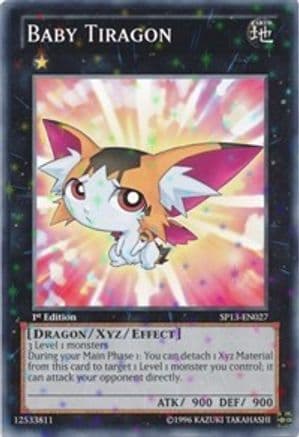 Baby Tiragon (Starfoil) — Star Pack 2013 Yu-Gi-Oh! card by KAZUKI TAKAHASHI