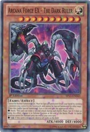 Arcana Force EX - The Dark Ruler (Starfoil) — Yu-Gi-Oh! card