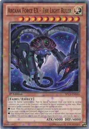 Arcana Force EX - The Light Ruler (Starfoil) — Star Pack 2013 Yu-Gi-Oh! card by KAZUKI TAKAHASHI
