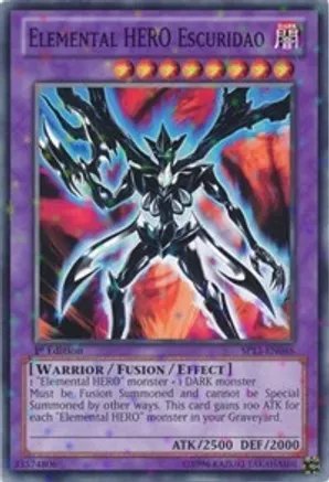 Elemental HERO Escuridao (Starfoil) — Star Pack 2013