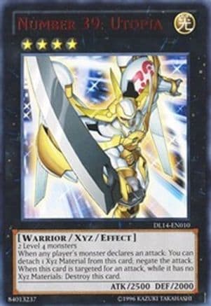 Number 39: Utopia (Red) — Duelist League Promo