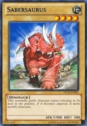 Sabersaurus (Blue) — Duelist League Promo