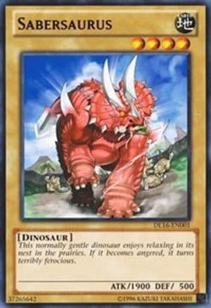 Sabersaurus (Purple) — Duelist League Promo