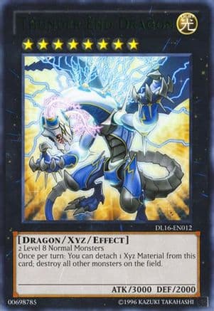 Thunder End Dragon (Green) — Duelist League Promo