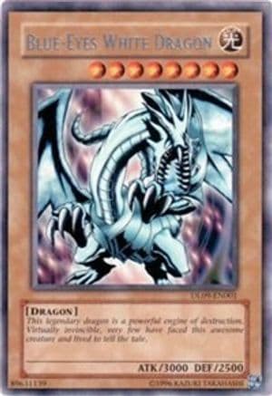 Blue-Eyes White Dragon (Silver) — Duelist League Promo