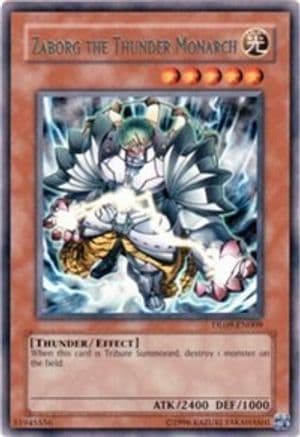 Zaborg the Thunder Monarch (Green) — Duelist League Promo