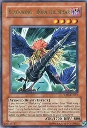 Blackwing - Bora the Spear (Green) — Duelist League Promo