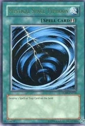 Mystical Space Typhoon (Green) — Duelist League Promo