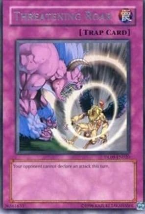 Threatening Roar (Silver) — Duelist League Promo