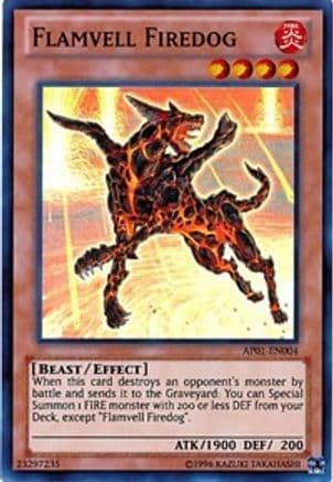Flamvell Firedog — Astral Pack 1 Yu-Gi-Oh! card by KAZUKI TAKAHASHI
