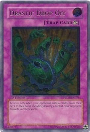 Drastic Drop Off (UTR) — Phantom Darkness Yu-Gi-Oh! card by KAZUKI TAKAHASHI